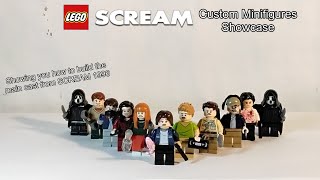 LEGO SCREAM (1996) Custom Minifigures Showcase,And How To Build Them