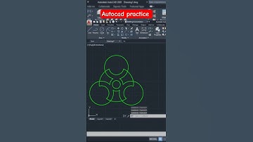 AutoCAD Practice Drawing for Beginners | 2D Mechanical Design Exercise
