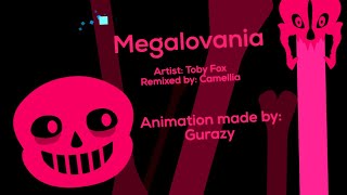 Megalovania | Toby Fox (Remix by: Camellia) (Animation made by @Gurazy) Resimi