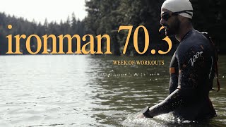 My first full and almost last Ironman 70.3 training week | first outdoor swimming session - Ep 01