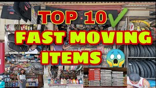 ALAMIN: 10 FAST MOVING ITEMS / Kim Motovlog