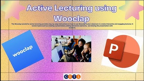 Getting Started with Wooclap Tutorial