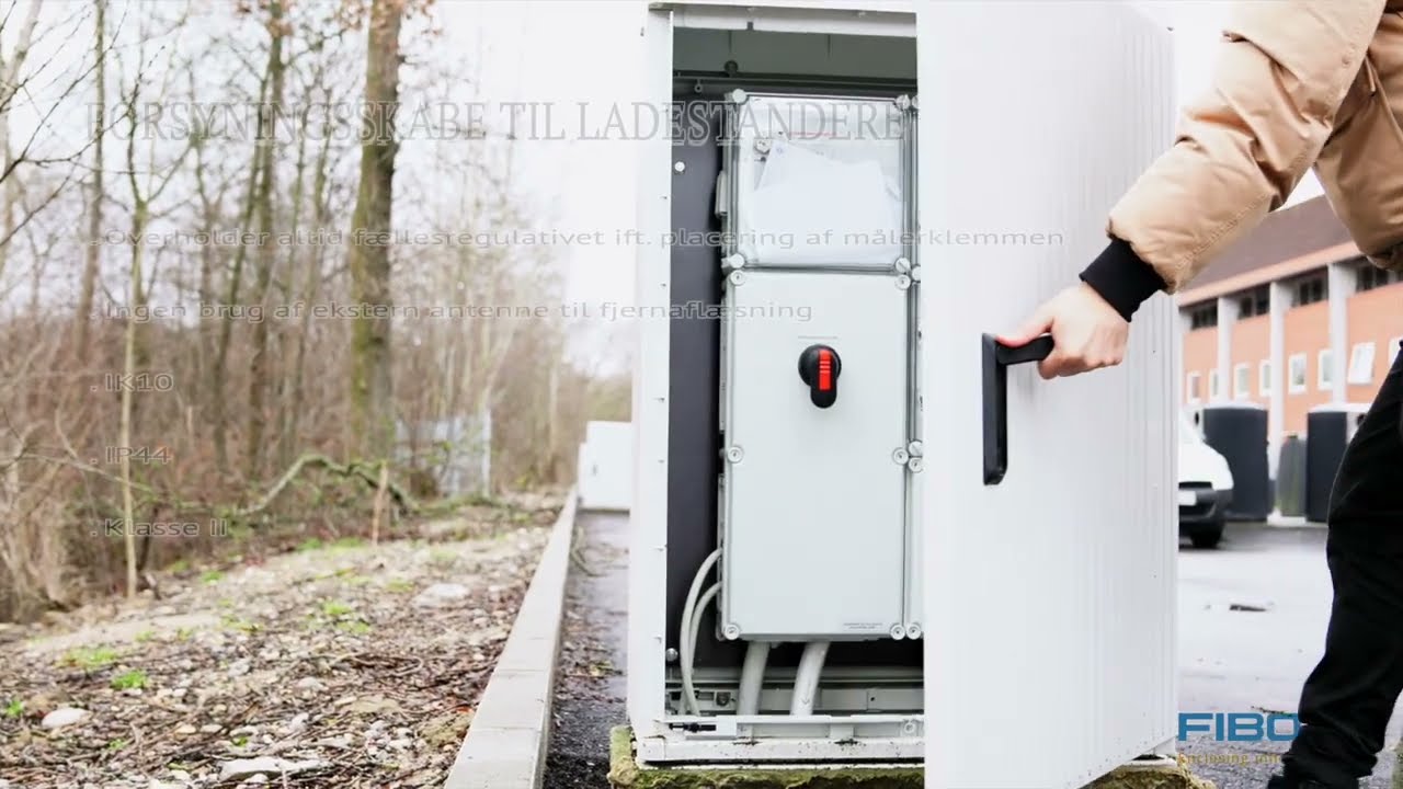 Fibox Street Cabinets for Power Distribution of Electrical Vehicle Chargers