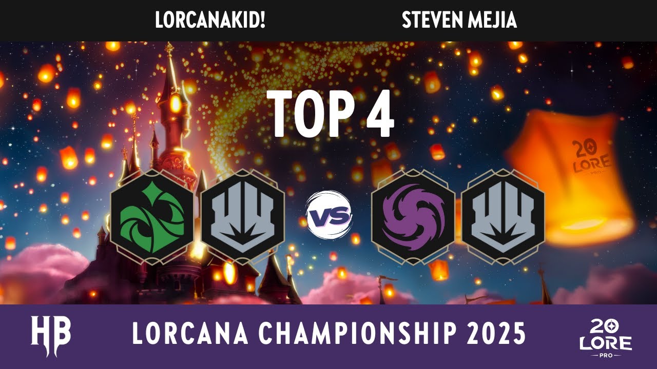 HBM 2025 Lorcana Championship TOP 4 LorcanaKid vs Steven Mejia