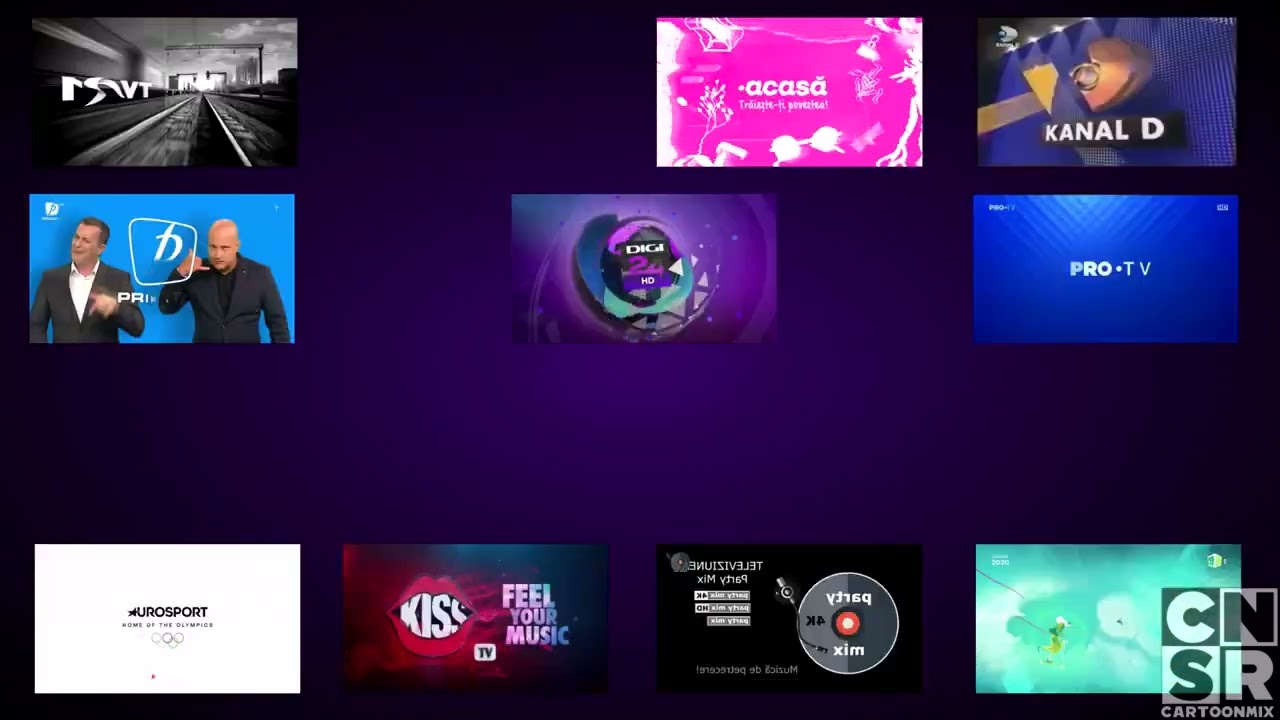 Romanian TV Station Logos - Sparta Unextended Remix