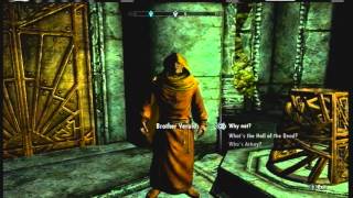 The Elder Scrolls V: Skyrim - Investigate The Hall Of The Dead (with Commentary)