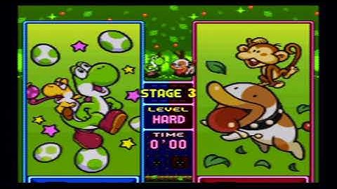 Tetris Attack SNES Gameplay Part 1