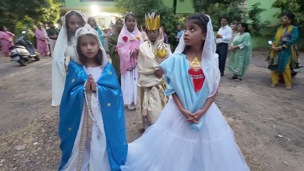Marian Month | Procession in honour of our Blessed Mother Mary | Walking Rosary @SFSCathedralNagpur