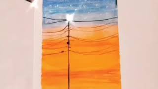 my very first Watercolor pencil art