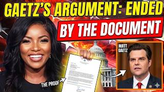 Matt Gaetz Tries to MOCK Crockett on House Floor — The Document She Flashed ENDED His Argument