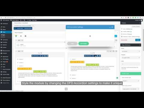 Native theme. Accordion module