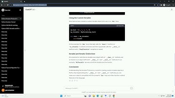 iteration protocol in python