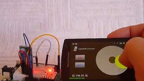 RGB LED controlled via Android smartphone