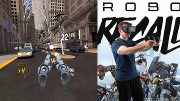 Robo Recall: Unplugged VR Gameplay on Oculus Quest