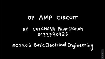 First Order Op Amp Circuit