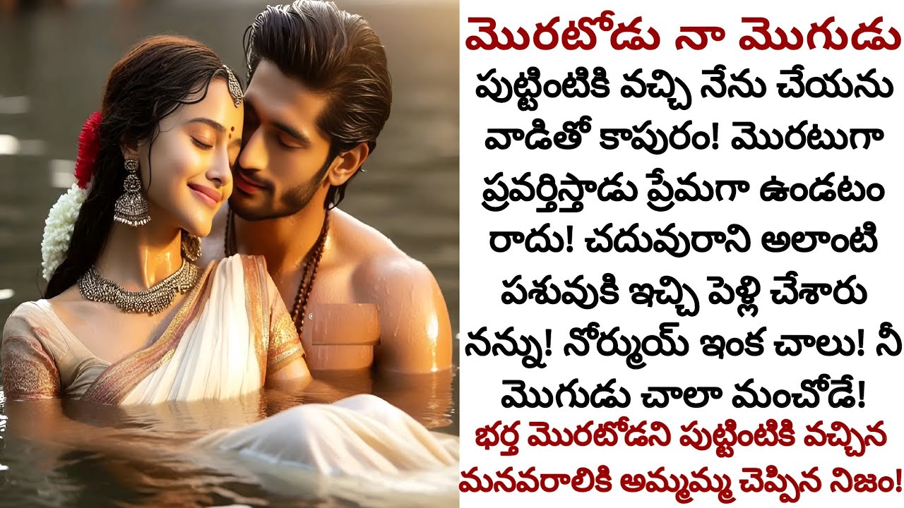 మొరటోడు నా మొగుడు! | కాపురం వద్దనుకుని వచ్చిన మనవరాలికి అమ్మమ్మ చెప్పిన కళ్ళు తెరిపించే నిజం!