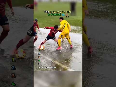 Top Players vs Water in Football 🌊🤿