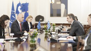 Συνάντηση Κυριάκου Μητσοτάκη με τον Γενικό Γραμματέα του Συμβουλίου της Ευρώπης Alain Berset