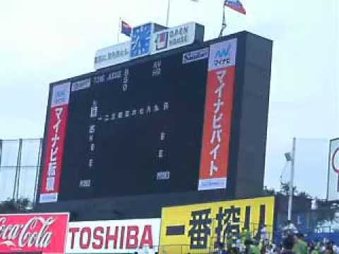 ２０１６．７．８　中日のスタメン発表