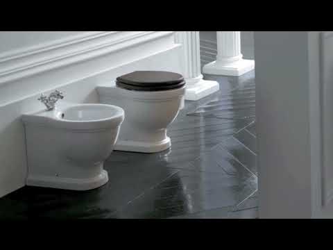 Підвісна консоль з умивальником в ретро стилі 95 см GALASSIA Ethos 8541 8434, видео 4