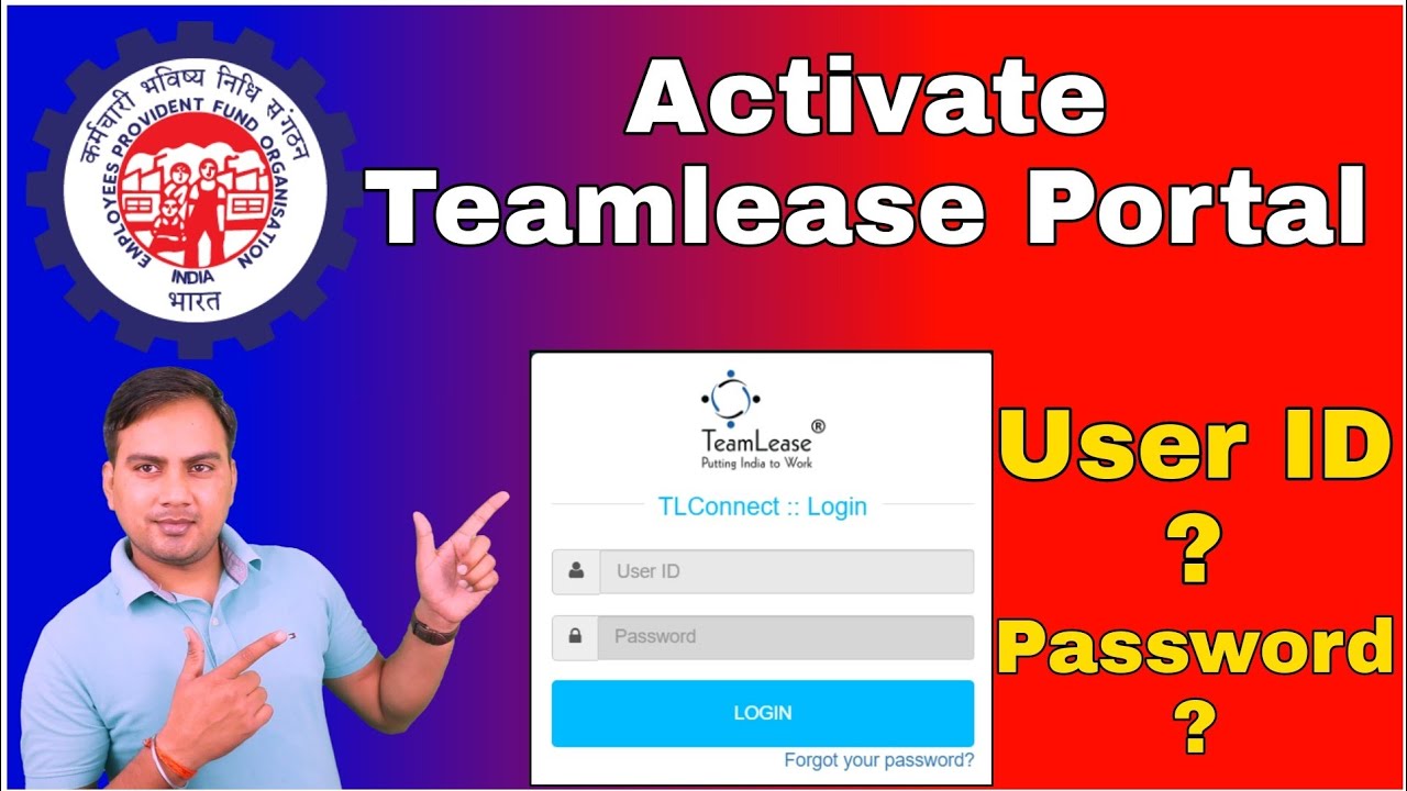 How To Make TLConnect User ID And Password How To Make TeamLease
