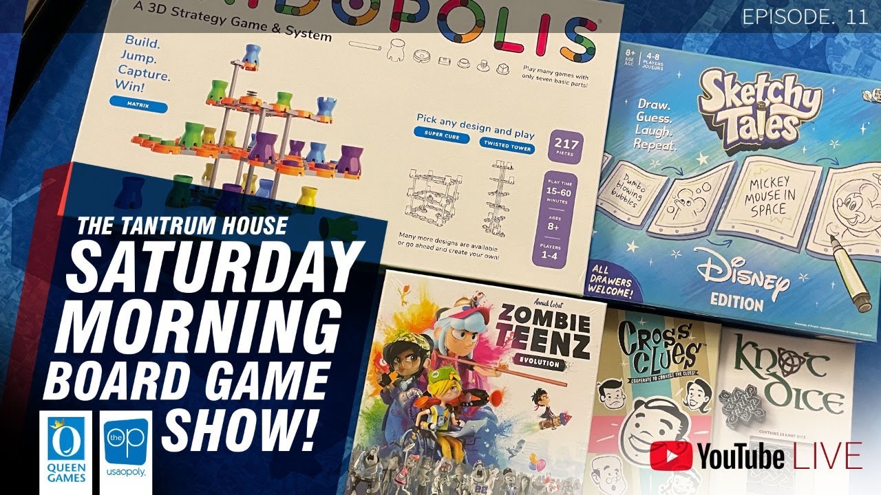 Tantrum House Saturday Morning Board Game Show