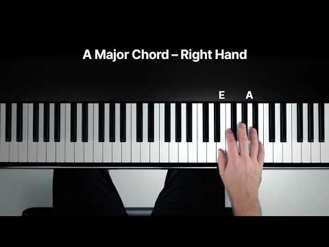 How to Play the A Major Chord on the Piano