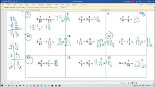 Hands on fun with rational numbers worksheet 2-6