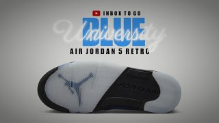 UNC 2023 UNIVERSITY BLUE RELEASE DATE DETAILED LOOK Air Jordan 5 Retro