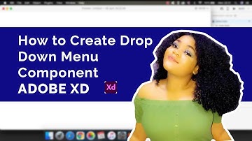 How to Create Drop down Menu Component | Adobe XD Tutorial