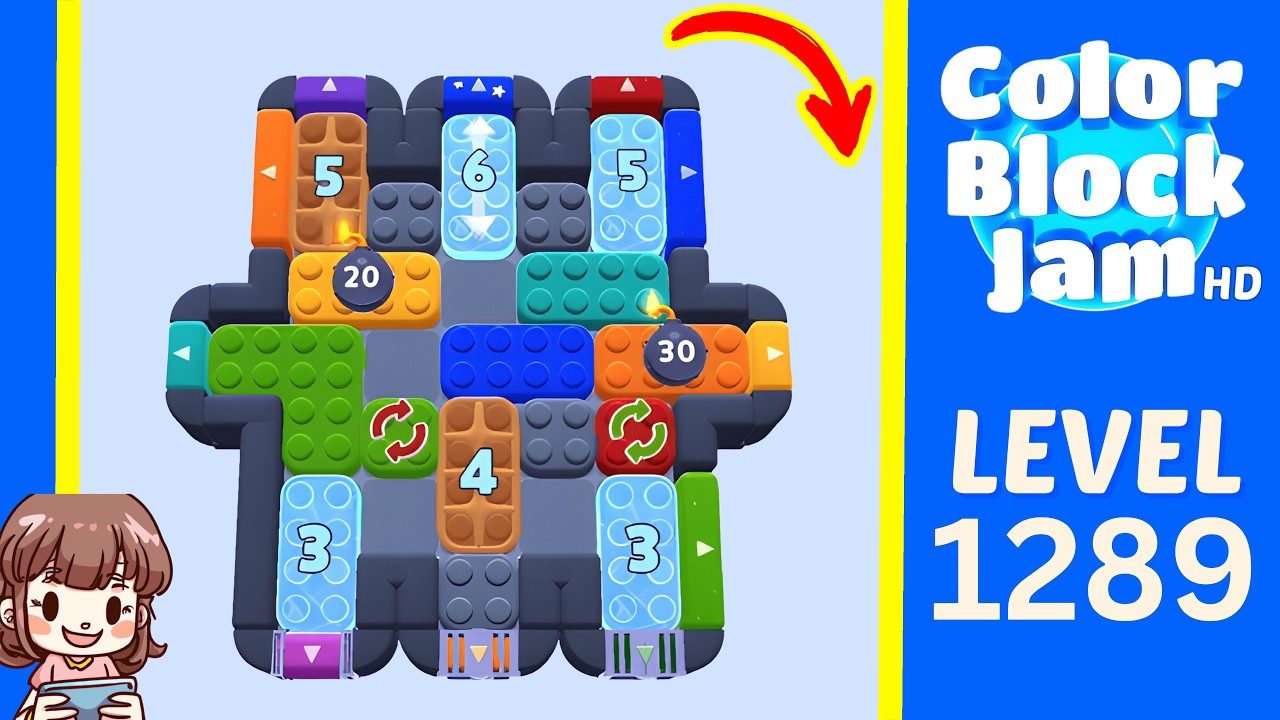 Color Block Jam Level 1289 Solution Walkthrough - YouTube