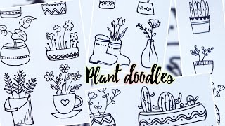 Plant doodles | doodles art step by step | Relaxing doodle art artYo