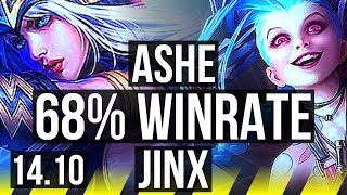 ASHE & Milio vs JINX & Lulu (ADC) | 68% winrate, 8/2/3 | BR Master | 14.10