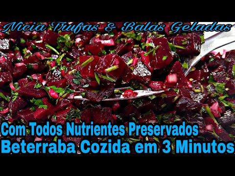 Vídeo: Como Fazer Salada De Beterraba Fervida