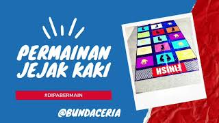 DIPA BERMAIN LOMPAT JEJAK JARI KAKI MENYENANGKAN MAINAN EDUKATIF DI RUMAH