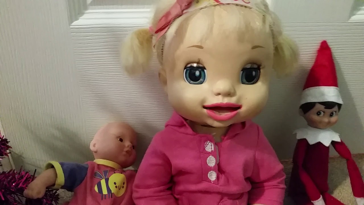 Baby Alive Elleys With Elf On The Shelf Jingle Bells Birthday Party