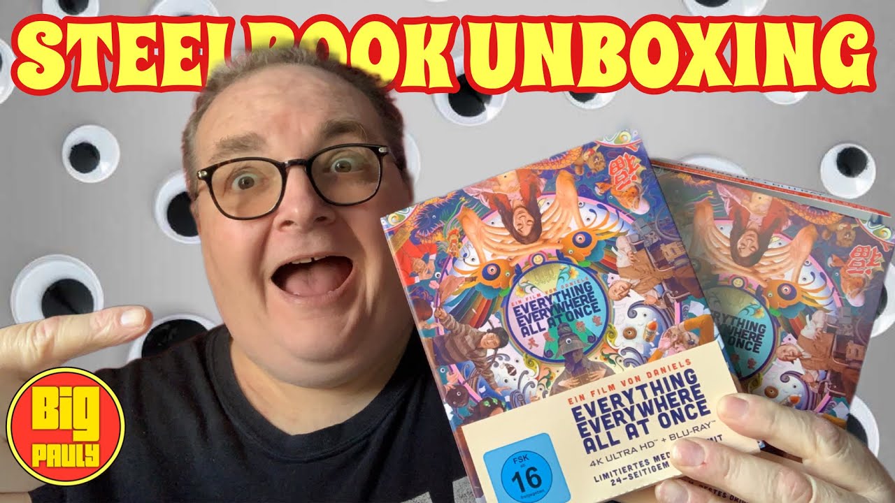 エブリシング・エブリウェア・オール・アット・ワンス スチールブック box Everything Everywhere All At Once 4K Steelbook Unboxing - YouTube