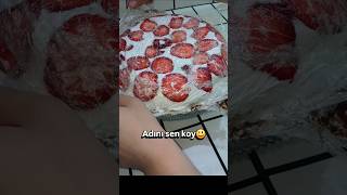 Çi̇lekli̇ Pastam Vîral Oldu🍓😄