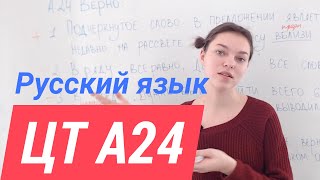 видео: ЦТ А24.  Служебные части речи картинка: ЦТ А24.  Служебные части речи