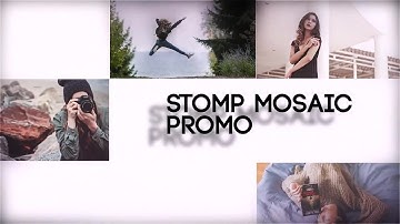 Stomp Mosaic Promo After Effects Templates