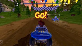 Beach Buggy Racing 2 - Emberhall - Race - Custom Powerup Deck - Gameplay - Rez