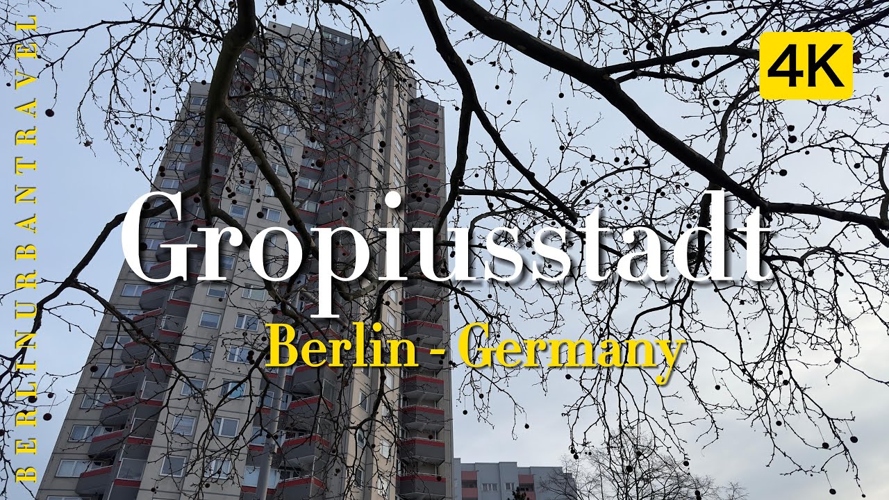 Berlin - Gropiusstadt | Germany 4K 🇩🇪 Walking Tour