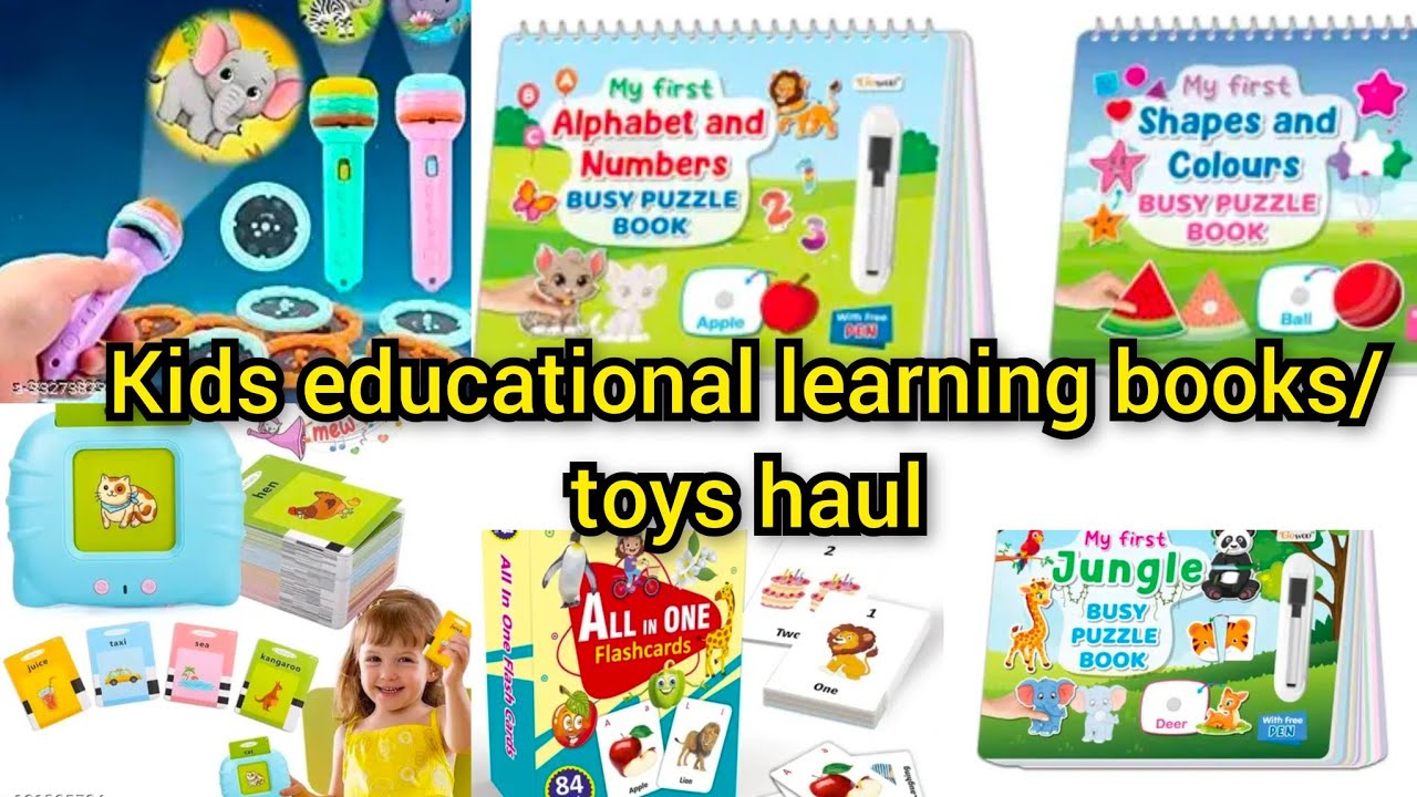 Meesho kids preschool activity books/Educational toys haul 