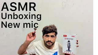 ASMR Dream Mic Unboxing and Relaxing triggers Sound My first ASMR Video