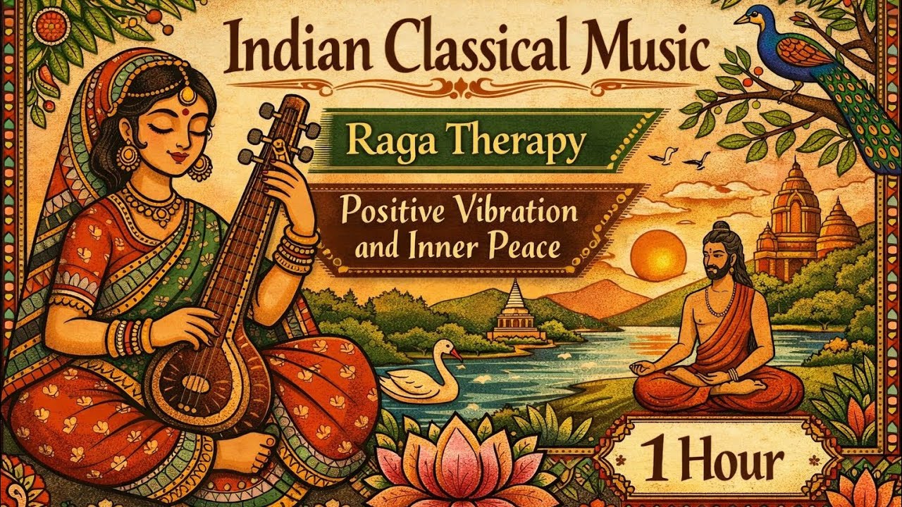 Indian Classical Healing Energy Music • Raga Therapy • Positive Vibrations & Inner Peace