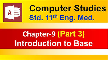 Computer Studies std 11 GSEB Chapter 9 English Medium (Part-3) | Introduction to base
