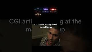 CGI artists looking at marvel lineup