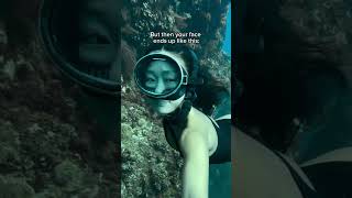 Download Lagu The problem of freediving girls that no one talks about...#underwaterphotography #funnyvideo MP3