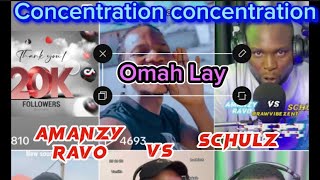 Concentration list of Omah lay songs ft Amanzy Ravo and Schulz #omahlay