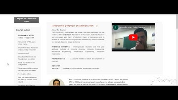 🔥100%🔥💥WEEK 5💥MECHANICAL BEHAVIOUR OF MATERIALS (PART- I) ASSIGNMENT SOLUTION💥